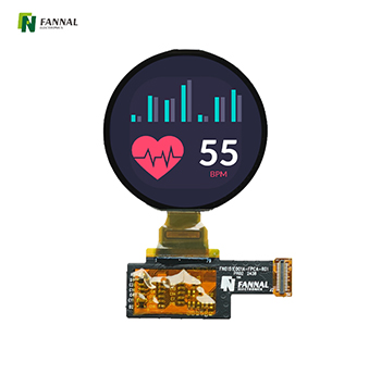 1.504 英寸 466x466 OLED 屏幕 MIPI/SPI 圆形 AMOLED 显示屏